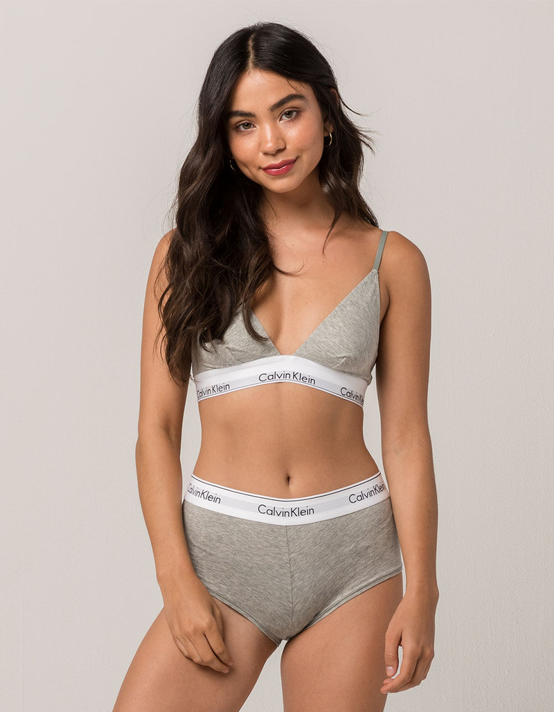 CALVIN KLEIN Modern Gray Boyshorts image number 0