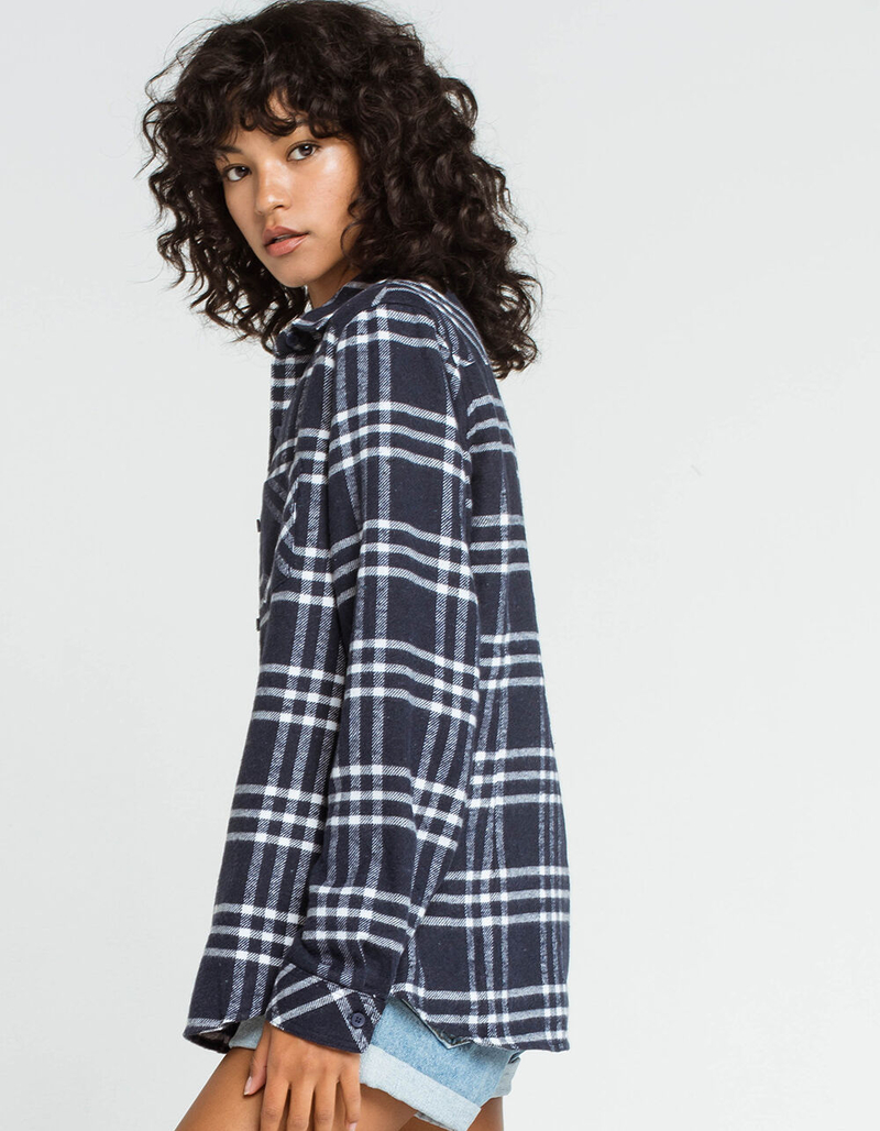 CI SONO Marena Sherpa Plaid Womens Flannel Shirt image number 1