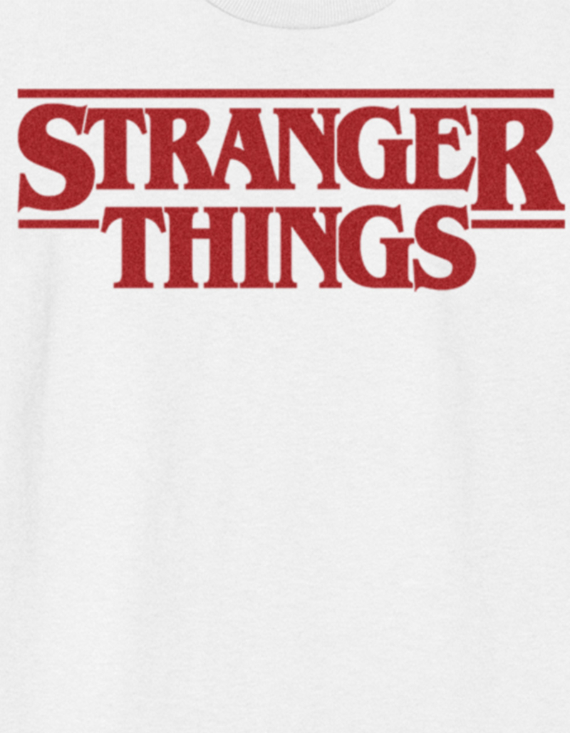 STRANGER THINGS Classic Red Logo Unisex Kids Tee image number 1