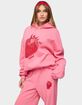 EDIKTED Strawberry Babe Hoodie image number 2