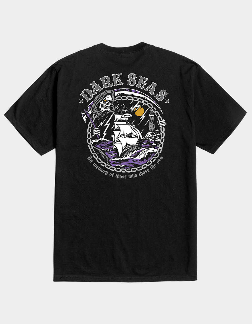 DARK SEAS Chose The Sea Mens Tee - BLACK - S | Tillys