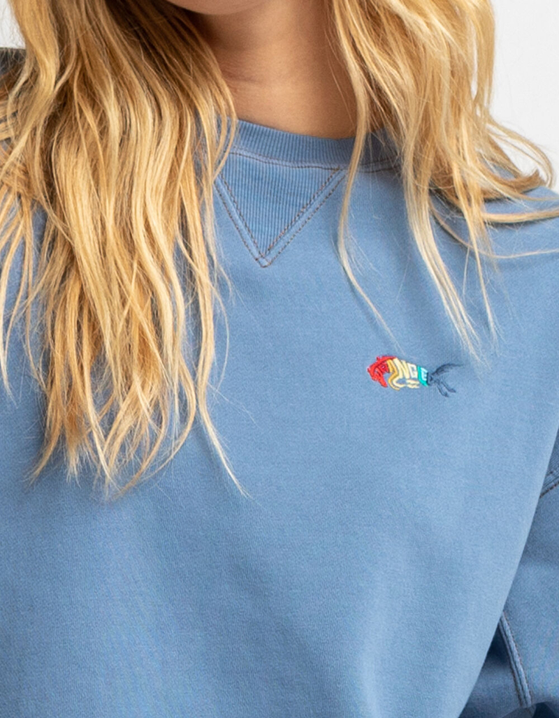 BILLABONG x Wrangler Wayward Womens Ocean Crew Sweatshirt image number 3