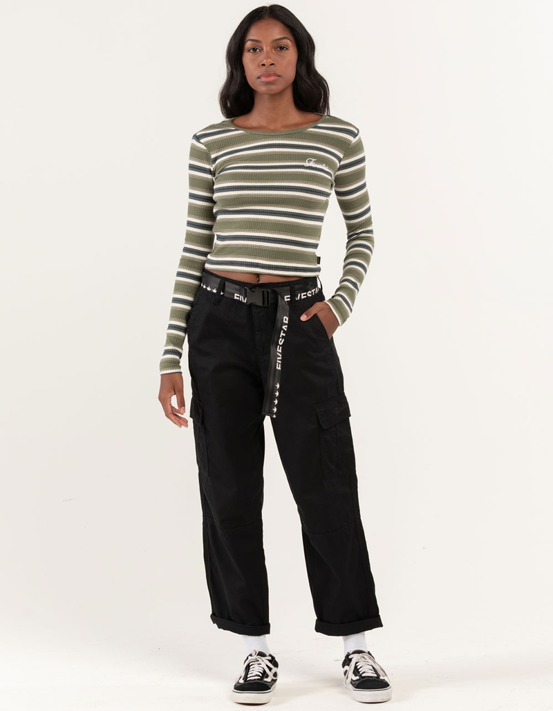 FIVESTAR GENERAL CO. Belted Utility Womens Cargo Pants image number 4