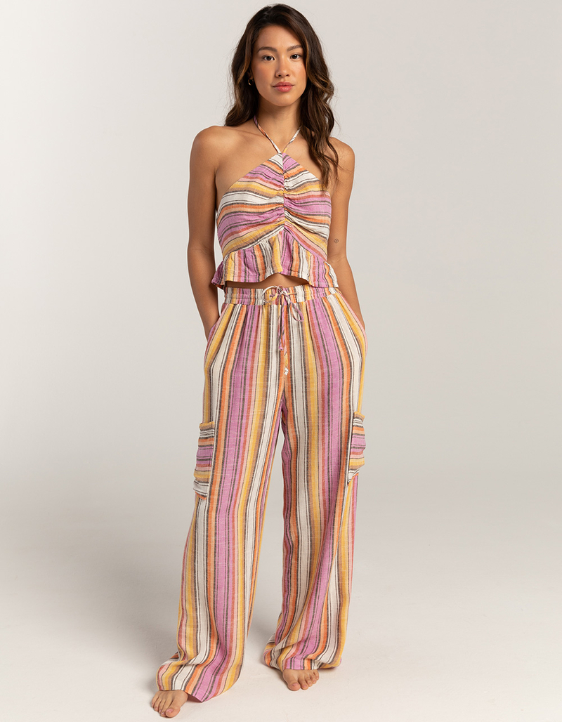 HURLEY Sunset Stripe Womens Cargo Pants image number 0