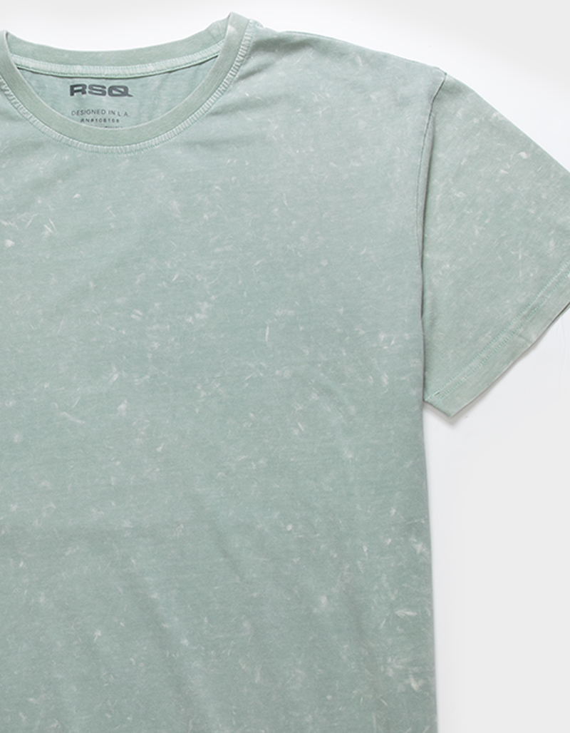 RSQ Mens Acid Wash Oversized Tee image number 2