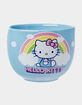 SANRIO Hello Kitty Rainbow Clouds Ramen Bowl and Chopstick Set image number 1