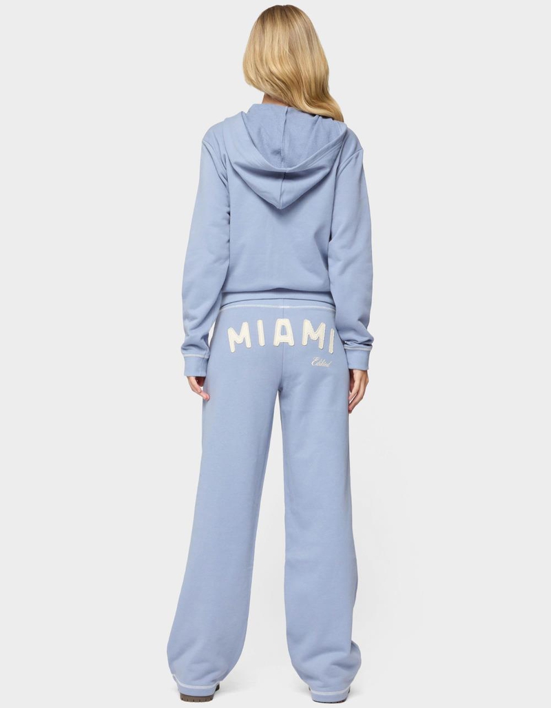 EDIKTED Miami Babe Zip Up Hoodie image number 3