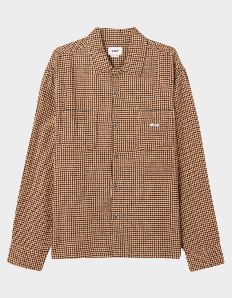 OBEY Tucker Mens Button Up Shirt image number 0