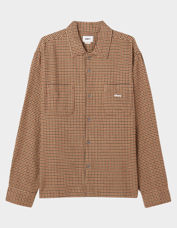 OBEY Tucker Mens Button Up Shirt Primary Image