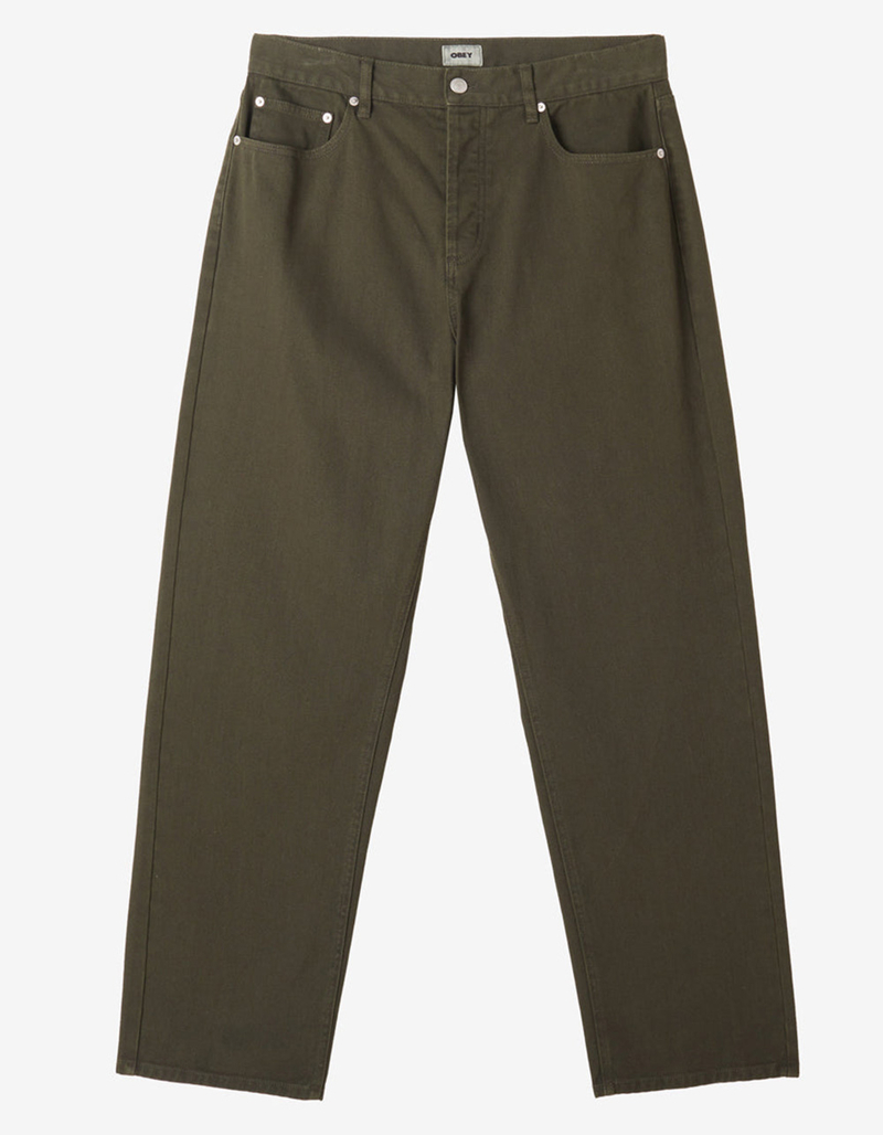 OBEY Hardwork Mens Pigment Denim Work Pants image number 0