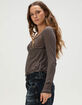 BDG Urban Outfitters Brittney Womens Long Sleeve Babydoll Top image number 3