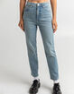 LEE Heritage Womens High Rise Straight Ankle Jeans image number 2
