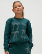 FULL TILT Bow Girls Crewneck Sweatshirt image number 1