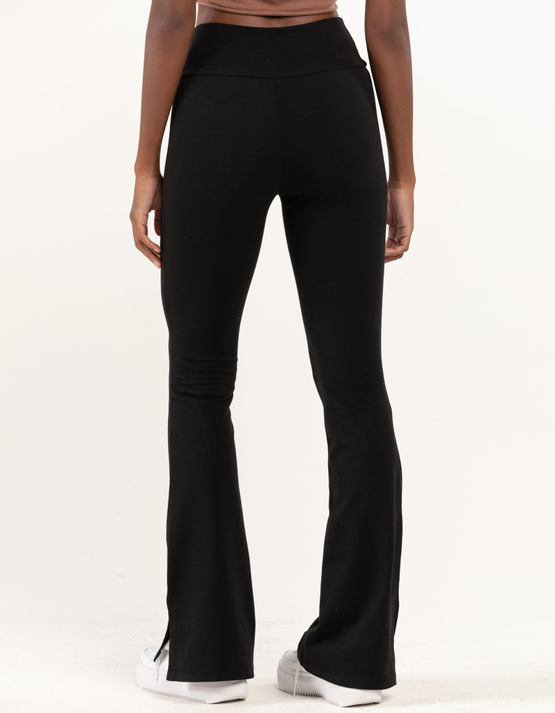 FULL TILT Side Slit Womens Flare Pants image number 3