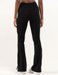 FULL TILT Side Slit Womens Flare Pants image number 4