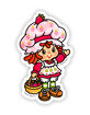 BLANK TAG CO. The Strawberry Shortcake Sticker  image number 1