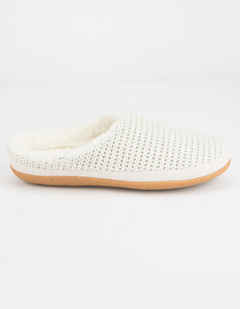 TOMS Sweater Knit Natural Womens Mule Slippers image number 1