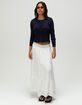RSQ Womens High Rib Boyfriend Cardigan image number 2