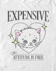 CAT Attitude Is Free Unisex Tee image number 2