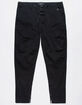 NITROUS BLACK Rooted Mens Cargo Jogger Pants image number 4