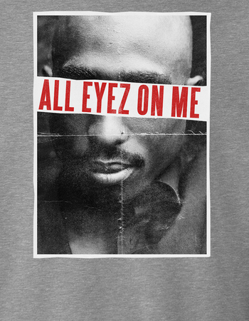 TUPAC All Eyes Unisex Crewneck Sweatshirt Alternative Image