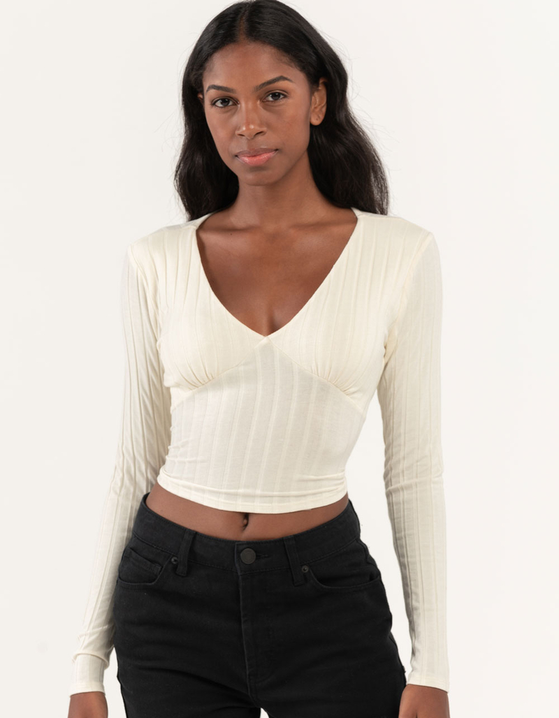 RSQ Open Tie Back Womens Top  image number 1