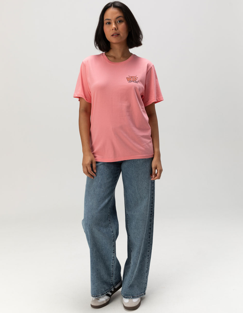 WHAT THE FIN Flip Flops Womens Tee PINK Tillys