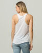 DESTINED White Womens Pocket Tank image number 3