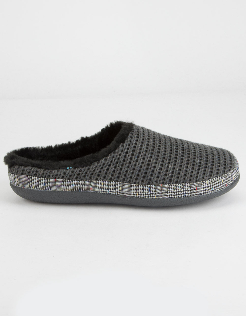 TOMS Sweater Knit Gray Womens Mule Slippers image number 1
