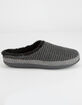 TOMS Sweater Knit Gray Womens Mule Slippers image number 2