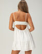 RSQ Womens Open Back Babydoll Mini Dress image number 4