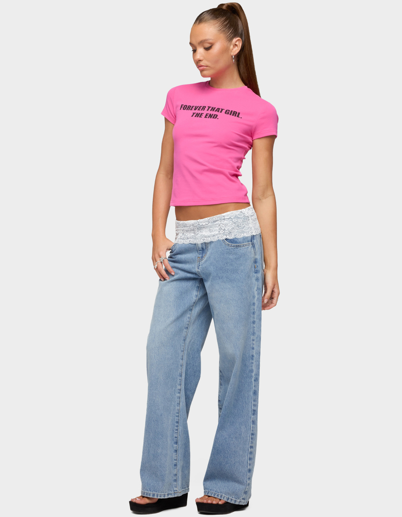 EDIKTED Forever That Girl Tee image number 3