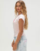 FULL TILT Peony Womens Baby Tee image number 3