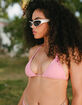 RSQ Triangle Lurex Bikini Top image number 1
