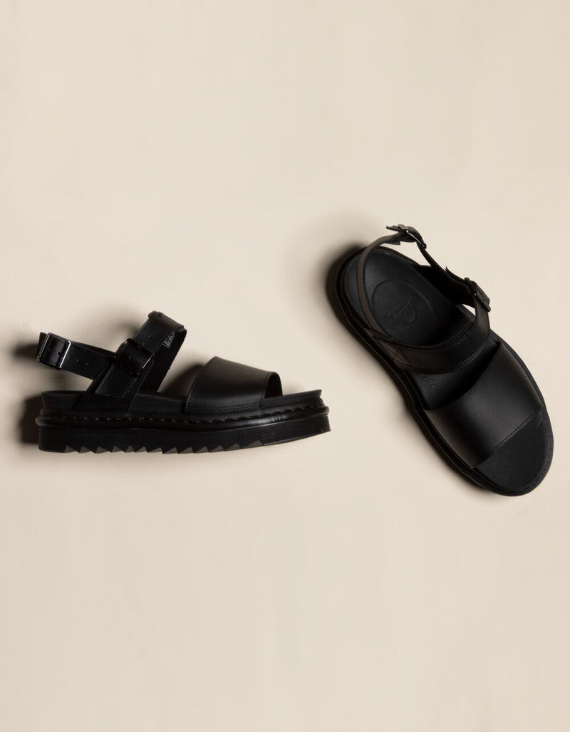 DR. MARTENS Voss Womens Black Sandals image number 1