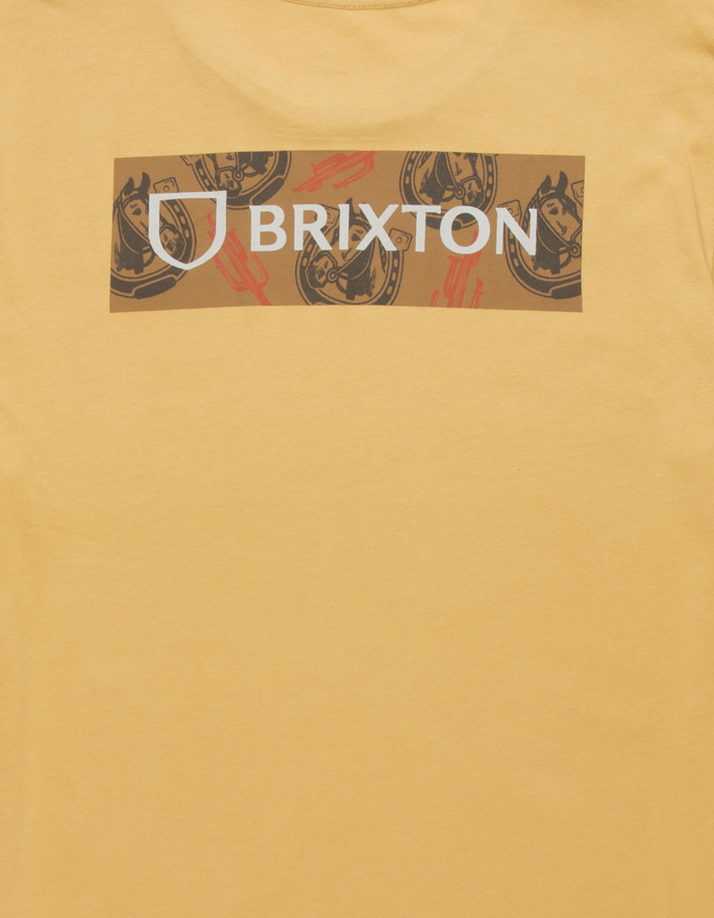 BRIXTON Alpha Block Mens Tee image number 2