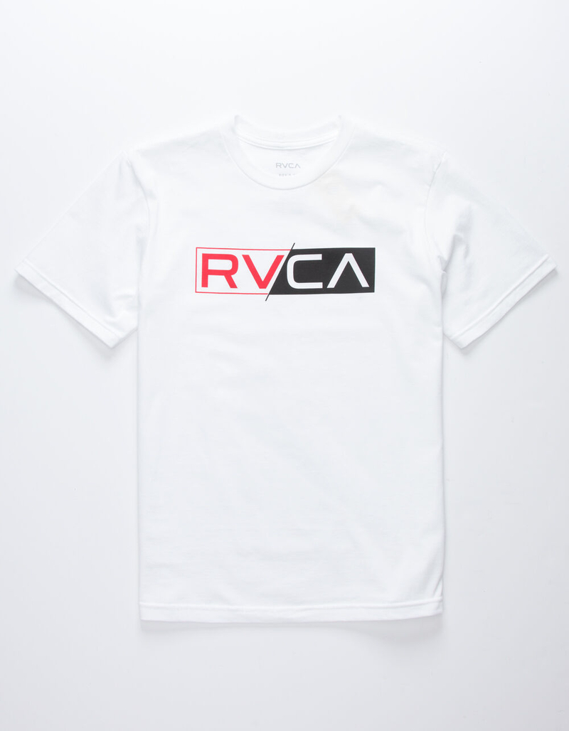 RVCA Lateral Boys White T-Shirt image number 0