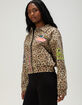VON DUTCH Leopard Womens Bomber Jacket image number 4