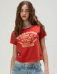 THE WILD COLLECTIVE San Francisco 49ers Womens Off The Shoulder Tee image number 2
