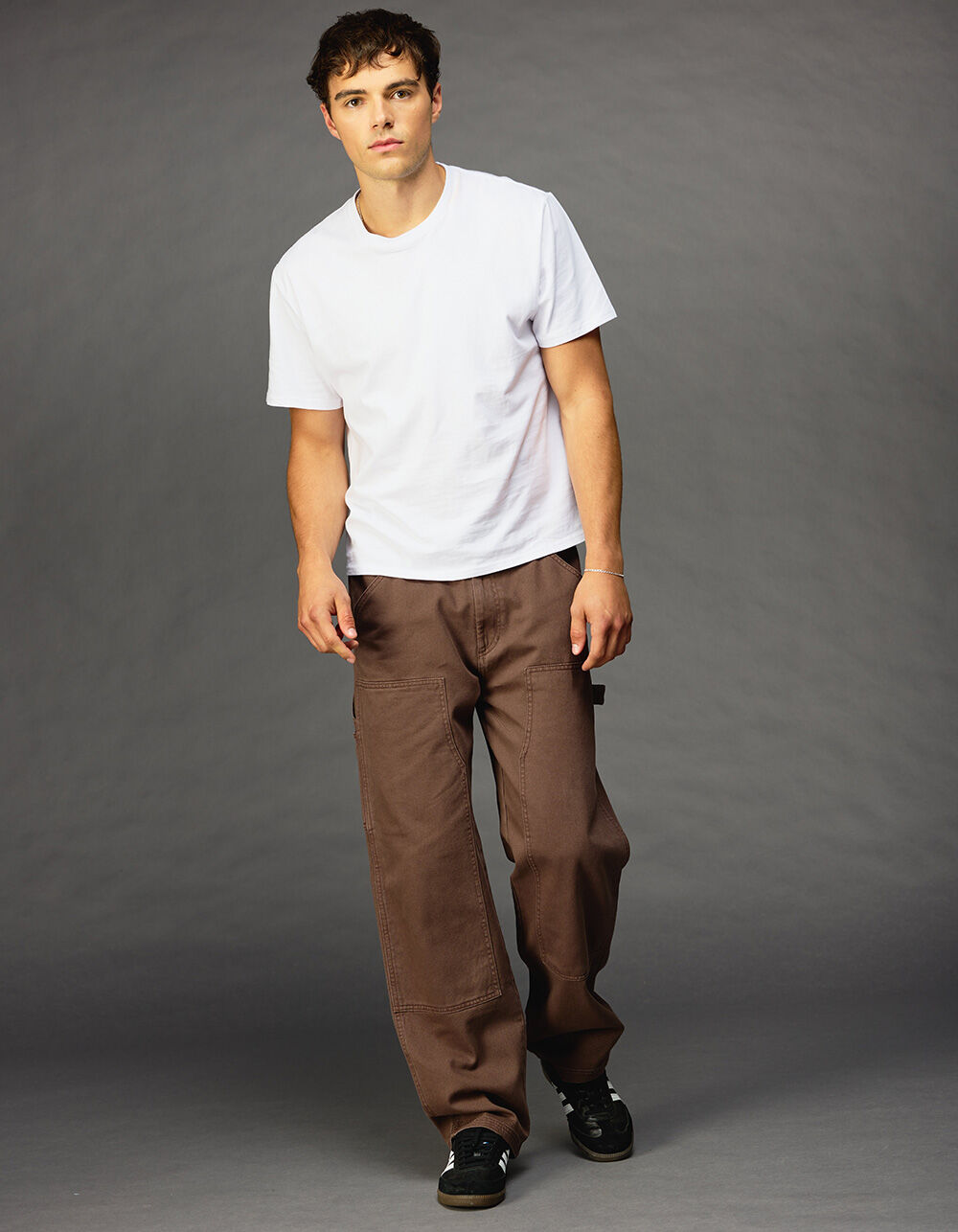RSQ Mens Straight Twill Utility Pants - CHOCOLATE | Tillys