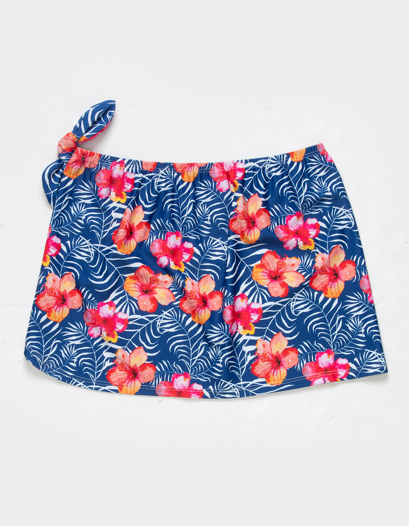 CORAL & REEF Lani Leaves Girls Cover-Up Skirt image number 1