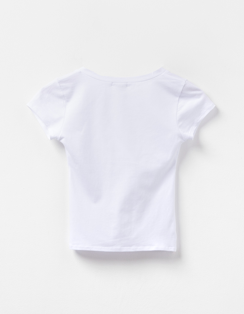BOZZOLO Womens Surplice Tee image number 1