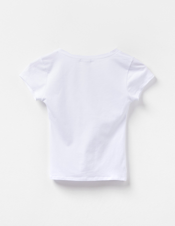 BOZZOLO Womens Surplice Tee Alternative Image