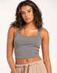TILLYS Square Neck Womens Tank Top image number 1