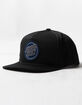 SANTA CRUZ Keyline Dot Mens Black Snapback Hat image number 1