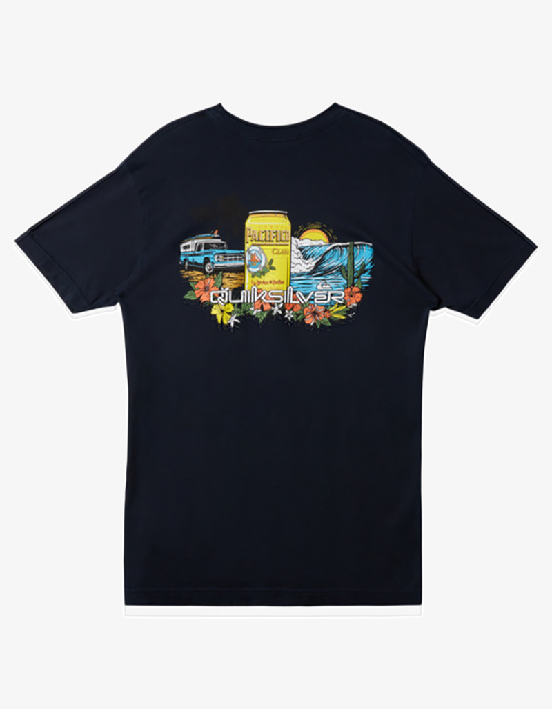 QUIKSILVER x Pacifico Lockup Mens Tee image number 1