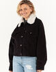 LEVI'S Womens Sherpa Baggy Trucker Jacket image number 1