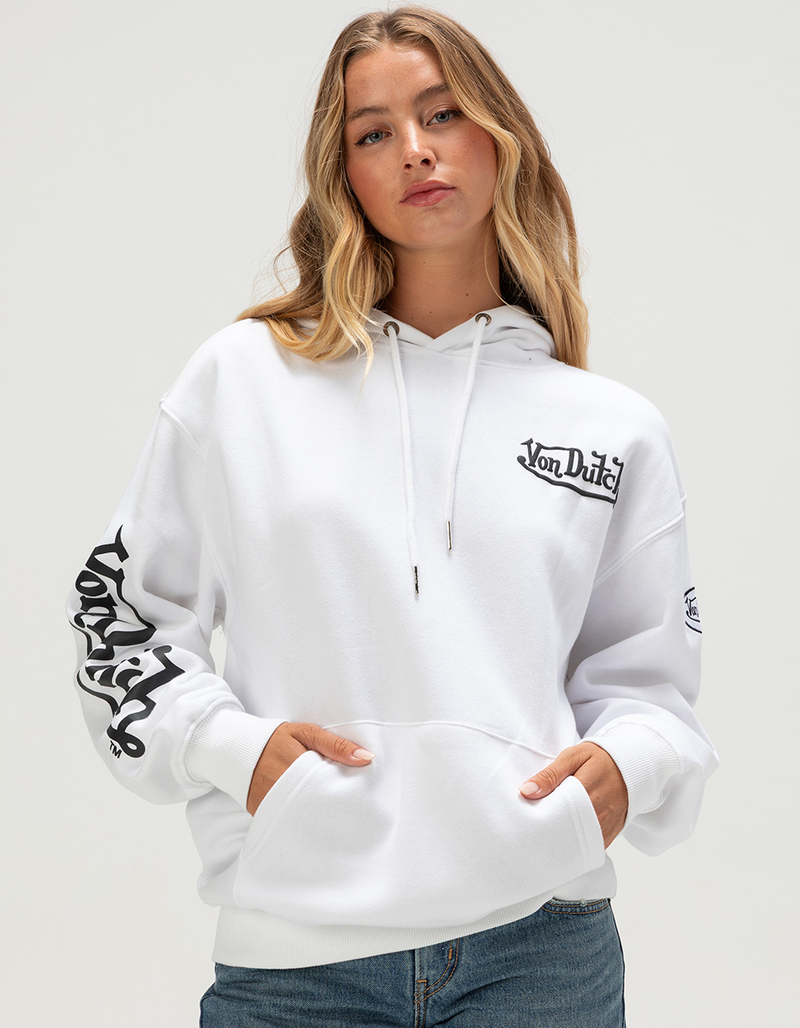 VON DUTCH Arm Patch Womens Hoodie image number 0