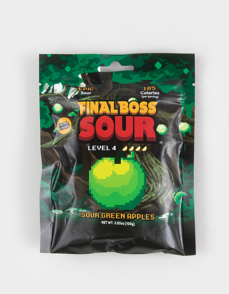 FINAL BOSS Green Apples Sour Candy  image number 0