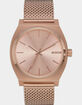 NIXON Time Teller Milanese All Rose Gold Watch image number 1